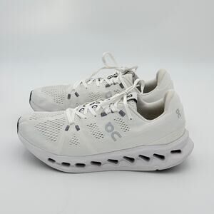 On Cloudsurfer All White Running Shoes - Men's 10.5